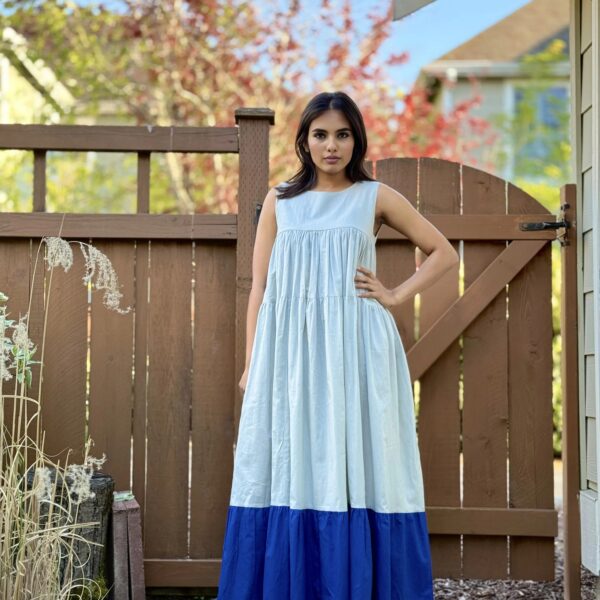 Women's Dress|Bohemian|Resort Wear|Summer|Maxi|Hand-dyed|Cotton