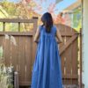 Women's Dress|Bohemian|Resort Wear|Summer|Maxi|Hand-dyed|Cotton - Image 2
